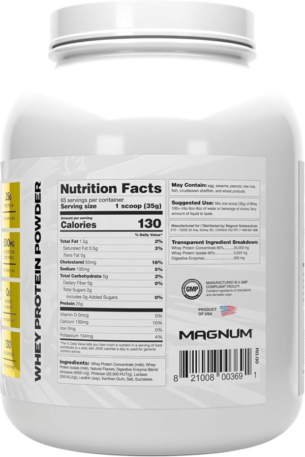 l carnitine 250 mg Magnum Whey 100+ – gymsupplementsbd.com
